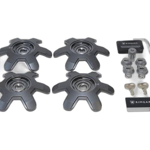 GENUINE FORD 2550355 RANGER RIMGARD®* WHEEL LOCK SET OF 4, ANTHRACITE