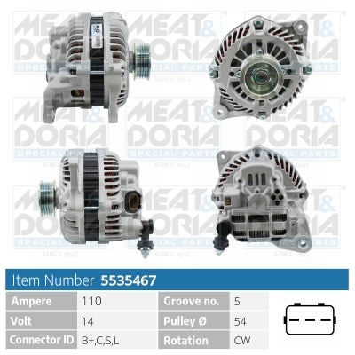 MEAT & DORIA MD5535467 Alternator