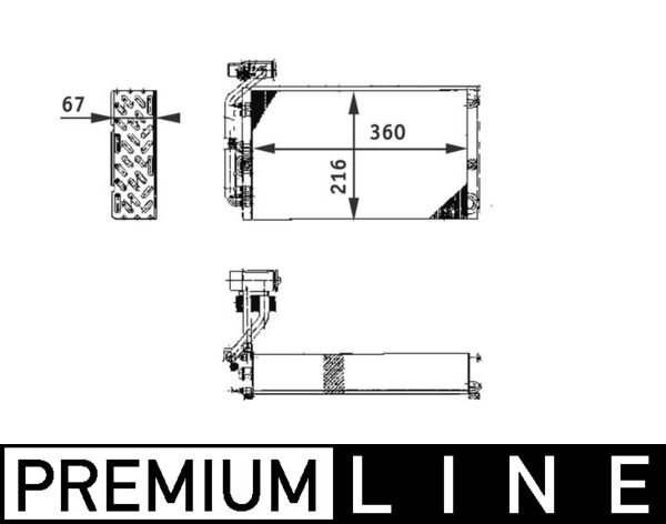 MAHLE AE61000P Air Conditioning Evaporator
