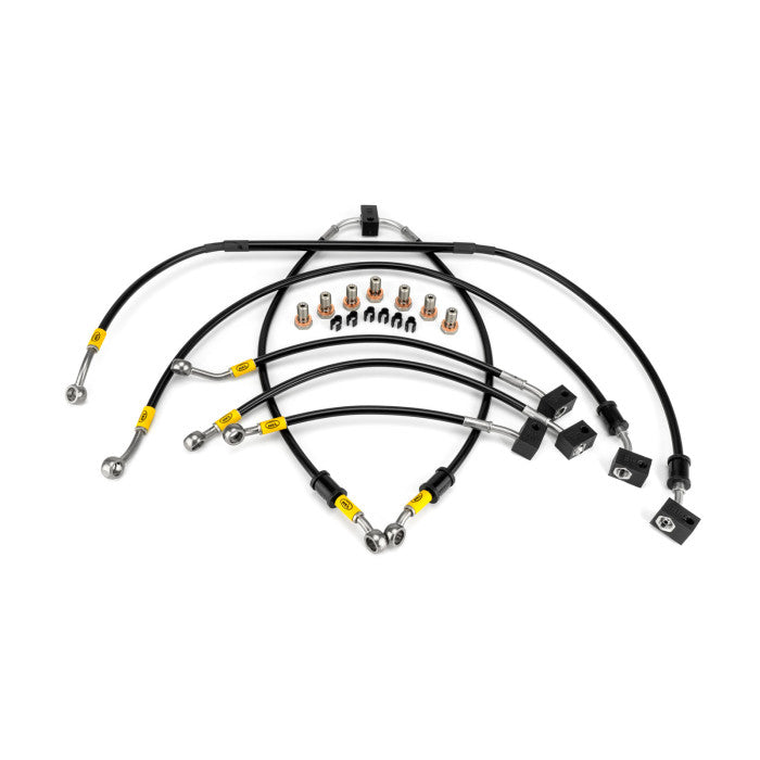 HEL Performance HBF9639 Flexible ABS Replacement Brake Lines Stainless Steel Braided | ML Performance Car Parts