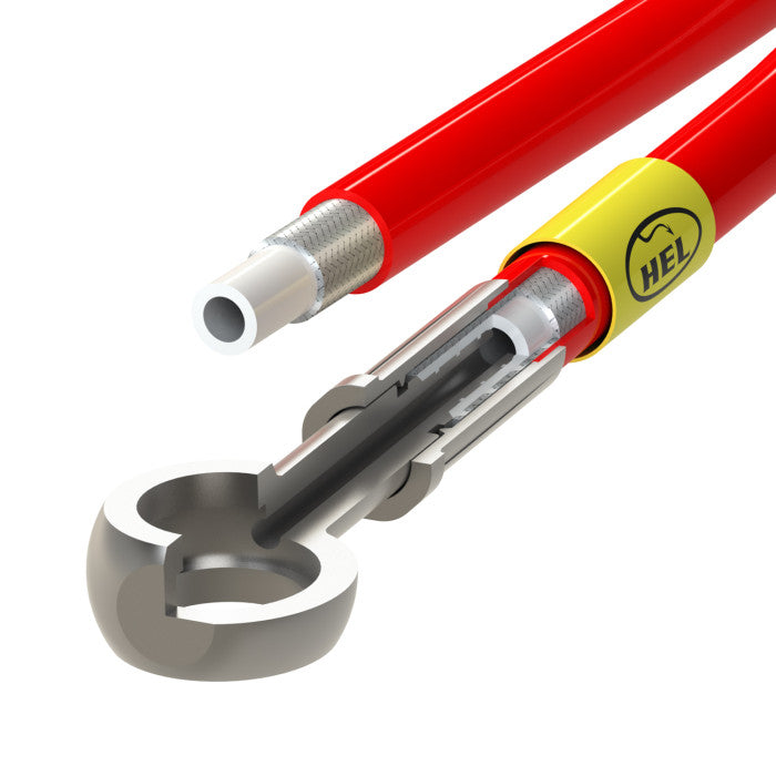 HEL Performance CALCONV-020 Front Caliper Conversion Brake Lines Stainless Steel Braided | ML Performance Car Parts