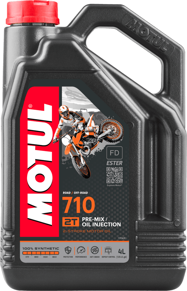 MOTUL 7102T4L104035 2-Stroke Engine Oil