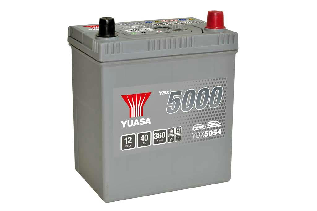 Yuasa YBX5054 Silver High Performance Car Battery 12V 40Ah