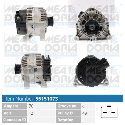 MEAT & DORIA MD55151073 Alternator