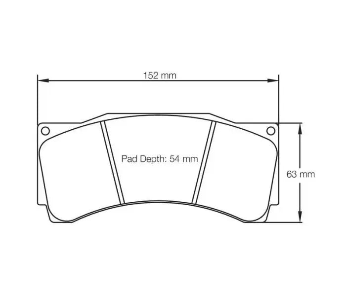 Pagid S1539T03B01 Brake Pad S1539 RST 3 (bedded)