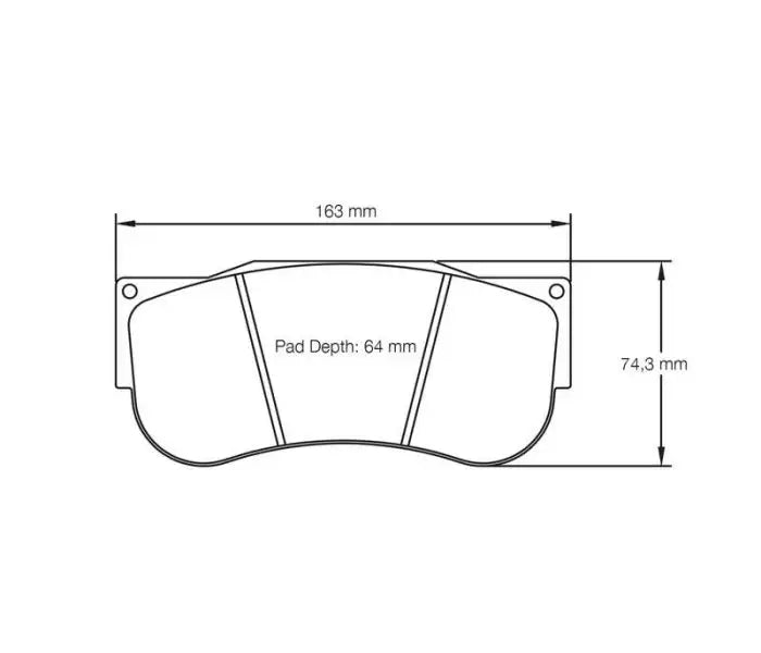 Pagid S2560L01B01 Brake Pad S2560 RSL 1 (bedded)