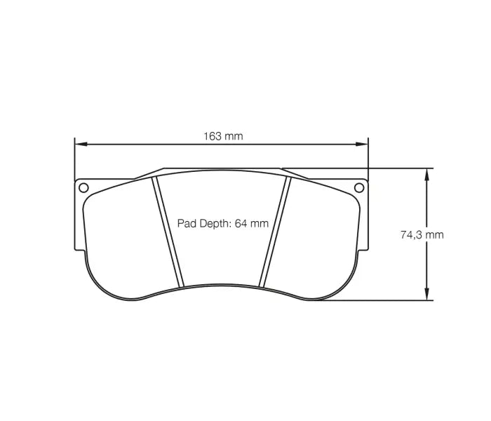 Pagid S2560L2EB01 Brake Pad S2560 RSL 2E (bedded)