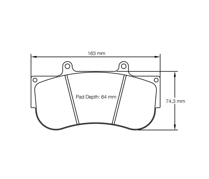 Pagid S2564T2EB01 Brake Pad S2564 RST 2E (bedded)