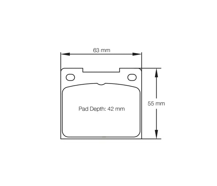 Pagid S3102T04B01 Brake Pad S3102 RST 4 (bedded)