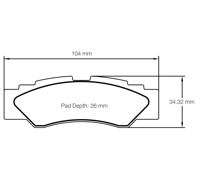 Pagid S6004UT1001 Brake Pad S6004 UT 1