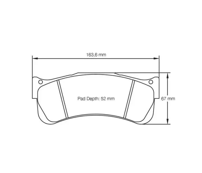 Pagid S8087L01B01 Brake Pad S8087 RSL 1 (bedded)