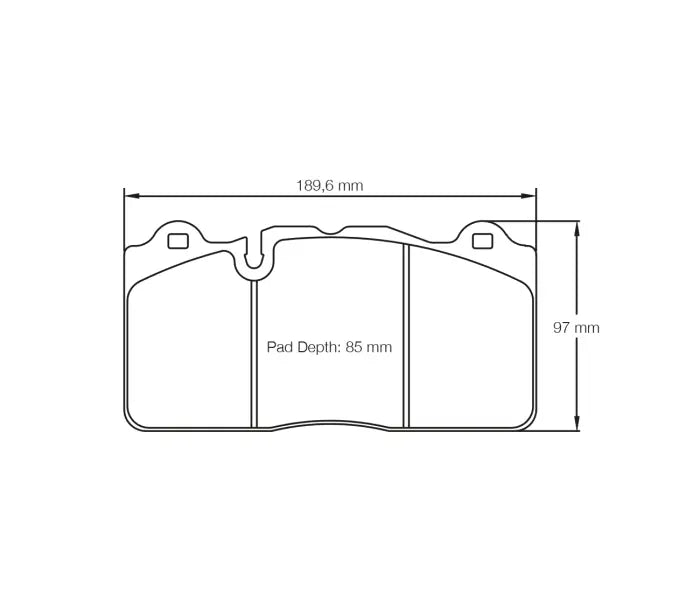 Pagid S8091C02B01 Brake Pad S8091 RSC 2 (bedded)