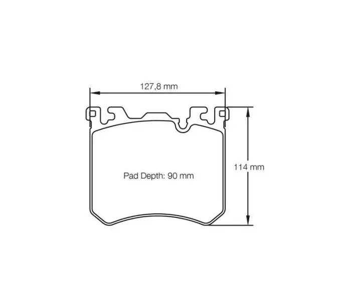 Pagid S8200C01001 Brake Pad S8200 RSC 1