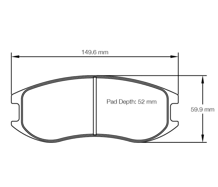 Pagid S8251L01B01 Brake Pad S8251 RSL 1 (bedded)