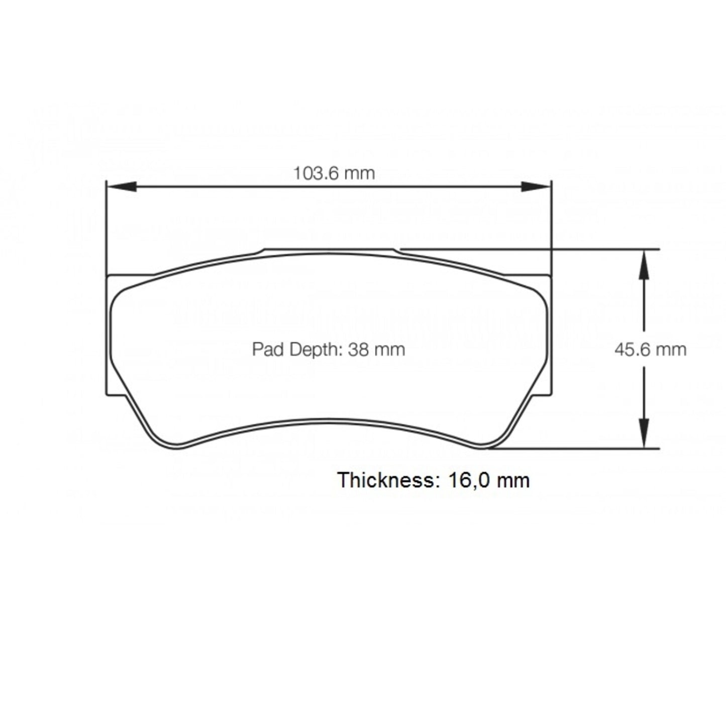 Pagid S8049R36001 Raceblok Set RS36