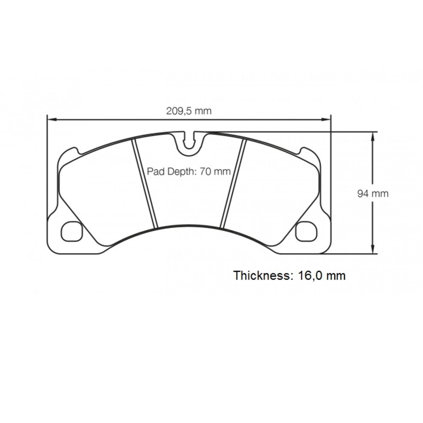 Pagid S4917C01001 Raceblok Set RSC1