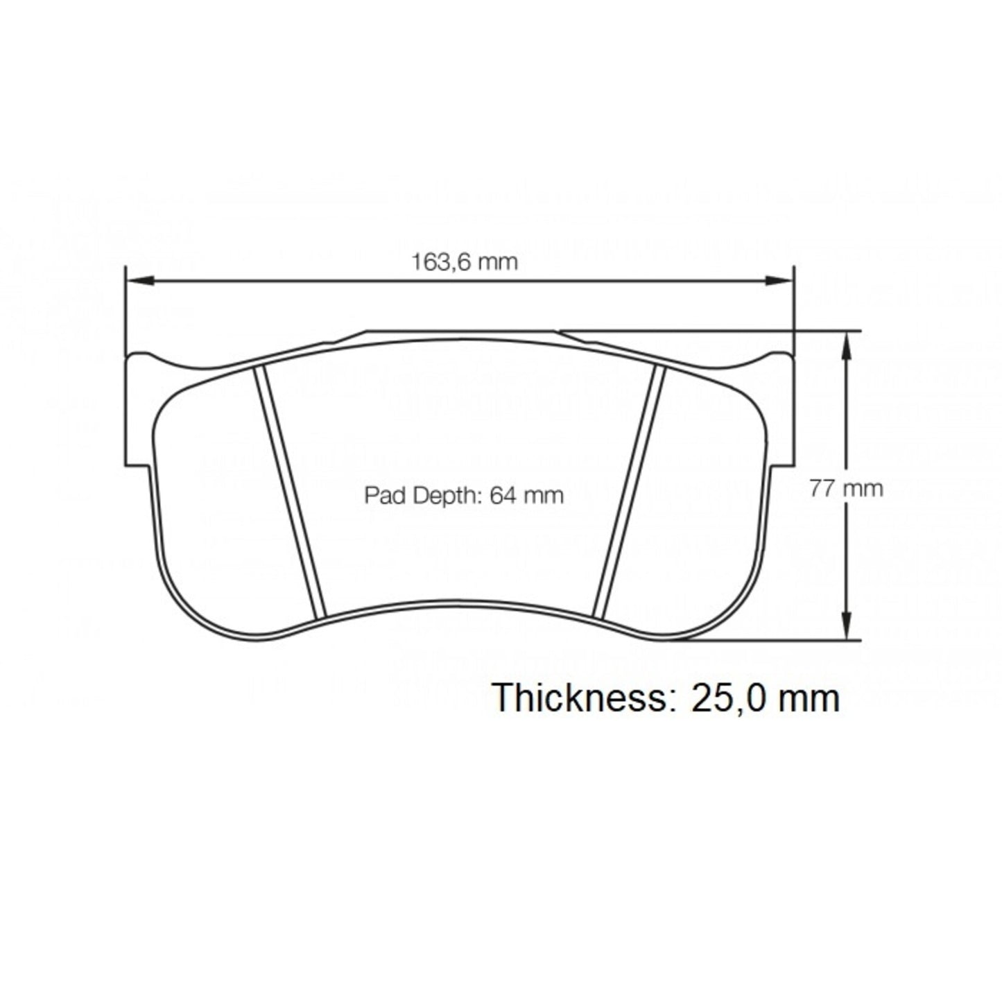 Pagid S8101T05001 Raceblok Set RST5