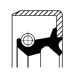 CORTECO CO19033651B Crankshaft Shaft Seal