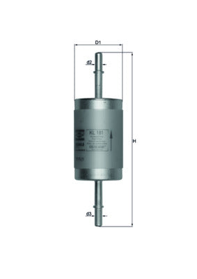 Mahle KL181 - Fuel Filter