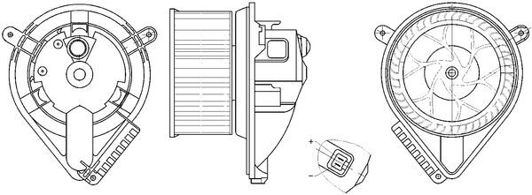 Mahle AB272000S - Interior Blower
