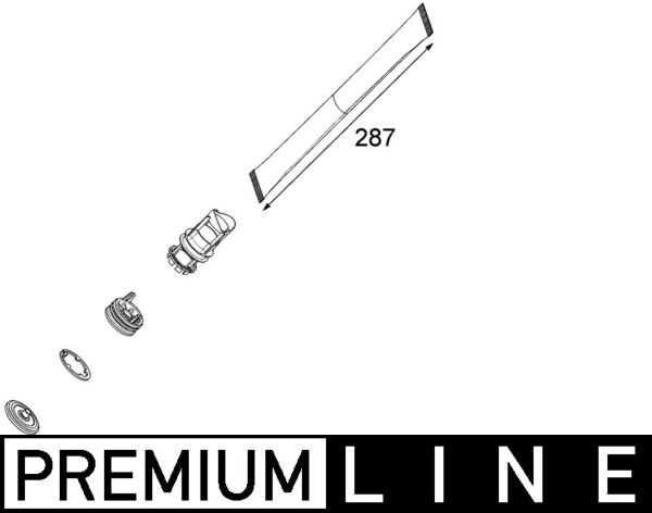 Mahle AD1000P - Dryer, air conditioning