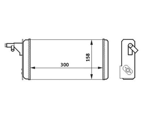 Mahle AH40000S - Heat Exchanger, interior heating