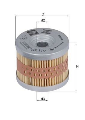 Mahle OX119 - Oil Filter