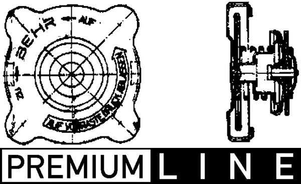 Mahle CRB12000P - Cap, radiator