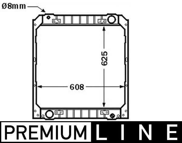 Mahle CR142000P - Radiator, engine cooling