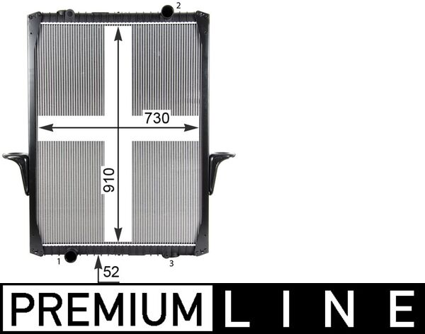 Mahle CR755000P - Radiator, engine cooling