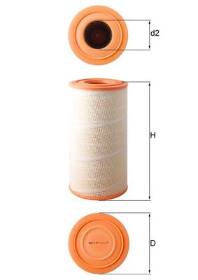 Mahle LX619/1 - Air Filter