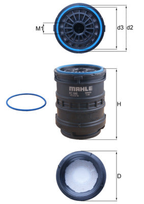 Mahle KC646D - Fuel Filter