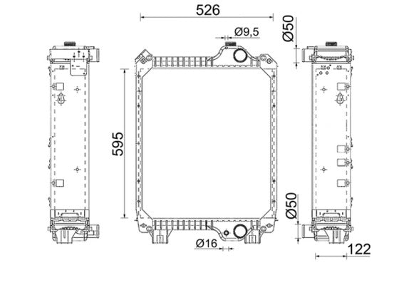 Mahle CR2401000P - Radiator, engine cooling
