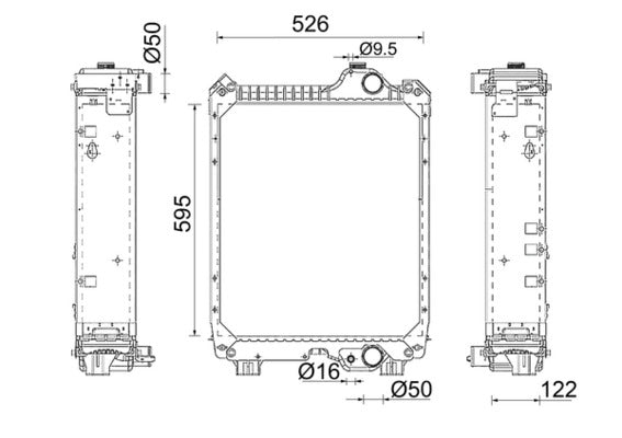 Mahle CR2402000P - Radiator, engine cooling