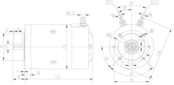 Mahle MM13 - Electric Motor