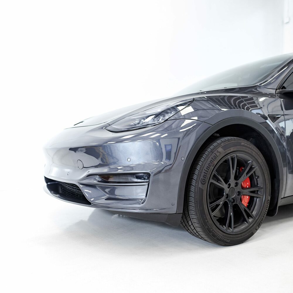 UNPLUGGED PERFORMANCE UP-MY-328-4.1 ASCENSION FRONT FASCIA SYSTEM (FRONT BUMPER), WITH SENSOR HOLES, PAINTED MIDNIGHT SILVER PMNG