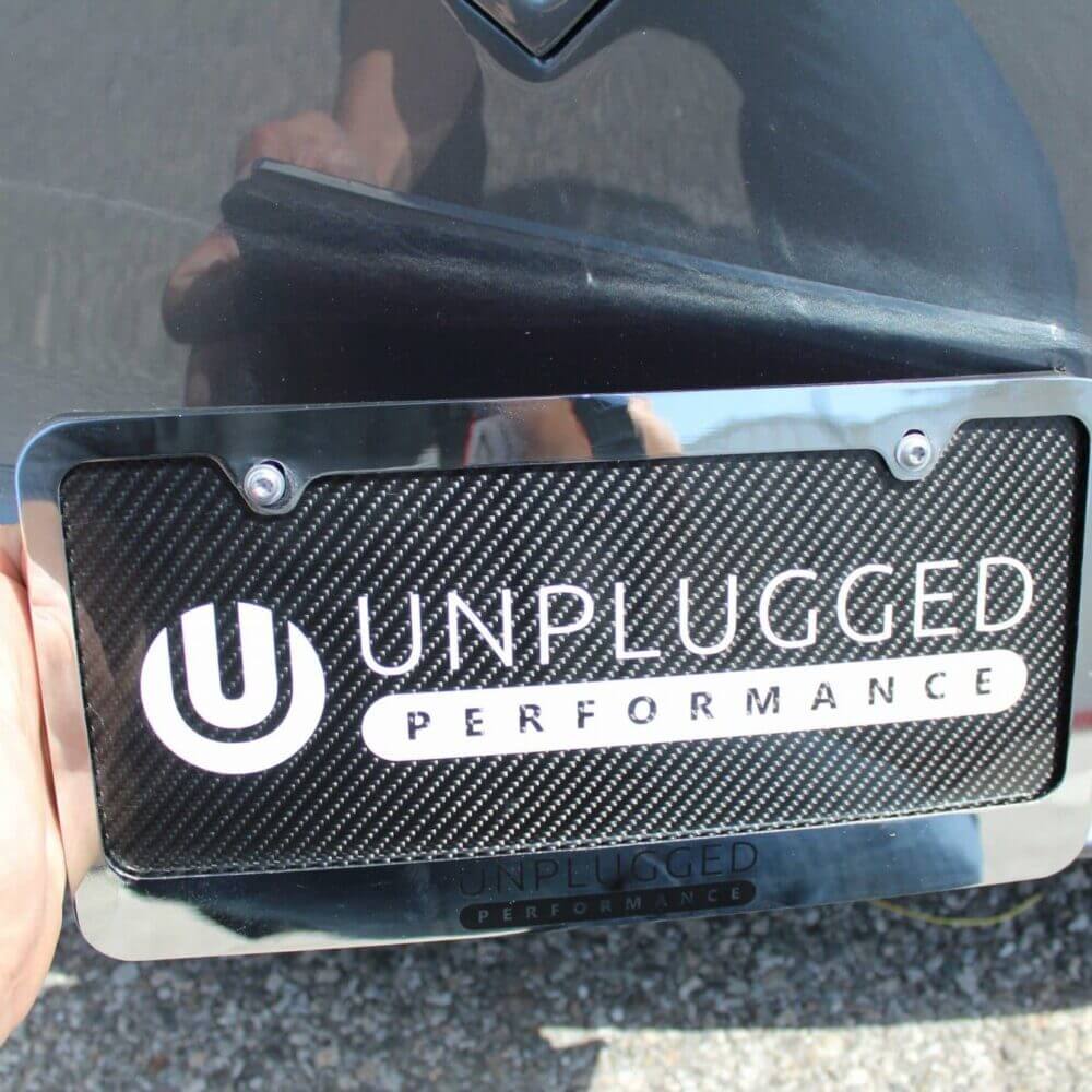 UNPLUGGED PERFORMANCE UP-MY-329-1.1 MAGNETIC LICENSE PLATE HOLDER FOR TESLA MODEL Y