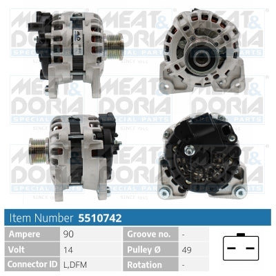MEAT & DORIA MD5510742 Alternator