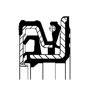 CORTECO CO19031589B Crankshaft Shaft Seal