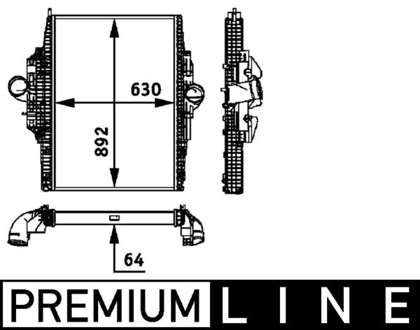 MAHLE CI116000P Charge Air Cooler