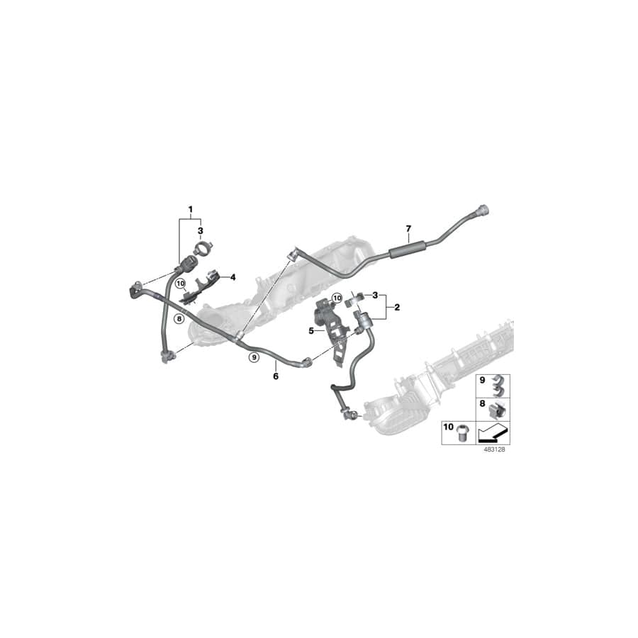 Genuine BMW 13907991432 G12 Fuel Tank Breather Line ALPINA (Inc. ALPINA B7) | ML Performance UK Car Parts