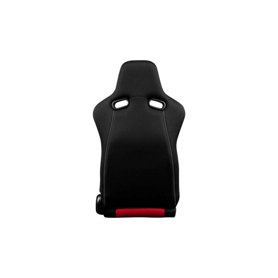 BRAUM Venom Series Racing Seats (Black & Red) – Pair