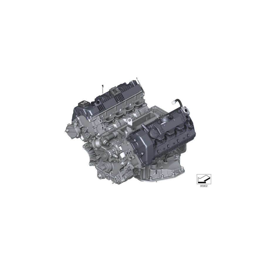 Genuine BMW 11000439114 E70 Exch. Short Engine N62B48B (Inc. X5 4.8i) | ML Performance UK