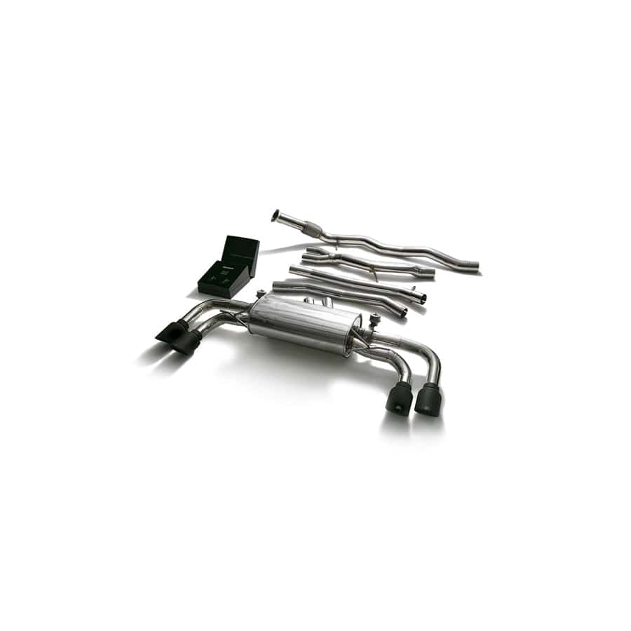 Armytrix PE3T1-QS30M Valvetronic Exhaust System Porsche Cayenne 2018+ with Quad Matte Black 4" | ML Performance UK UK Car Parts