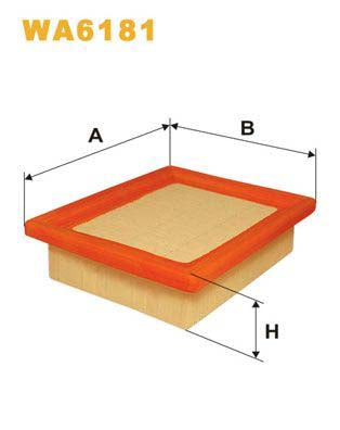 WIX Filters WA6181 Air Filter