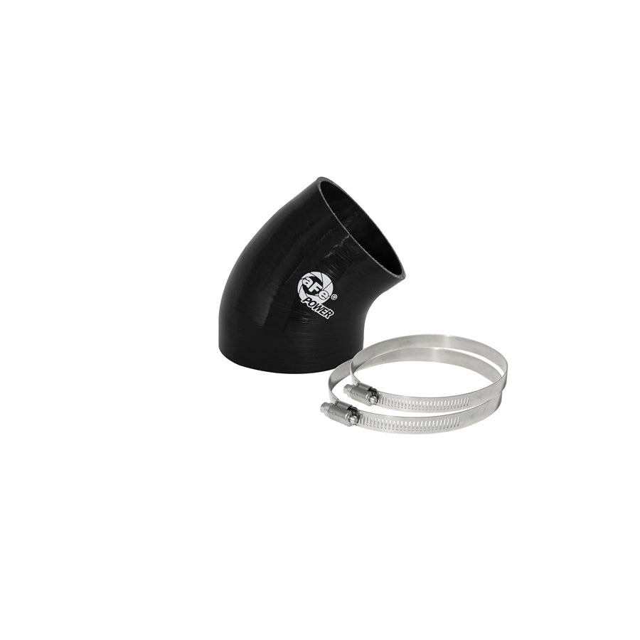 aFe 59-00047 (4 IN ID to 3-1/2 IN ID x 40-Deg.) Elbow Reducing Coupler - Black Replacement Coupling Kit | ML Performance UK Car Parts