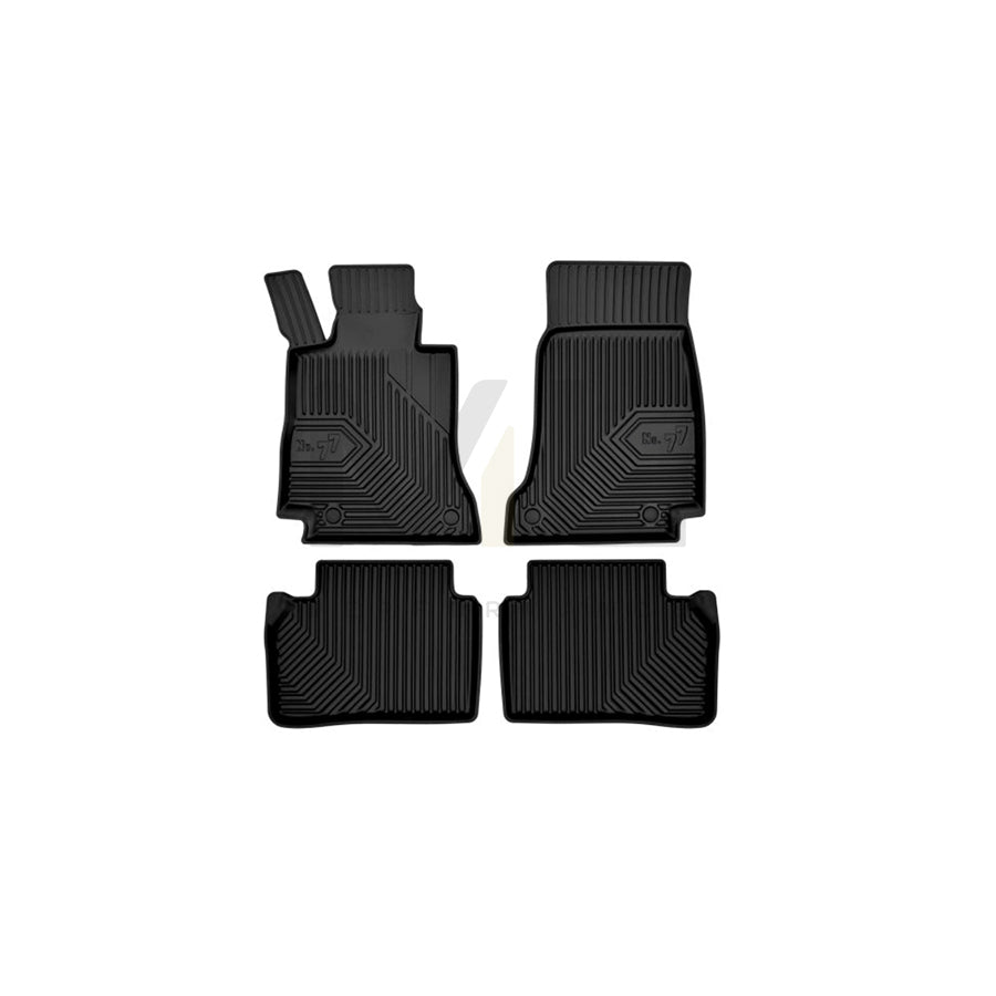 FROGUM Tailored 77407695 Floor mat set suitable for MERCEDES-BENZ E-Class Saloon (W213) Elastomer, Front and Rear, Quantity: 4, Black | ML Performance Car Parts