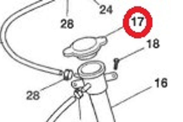 Aston Martin 32-81576 Intercooler Pressure Cap | ML Performance UK Car Parts