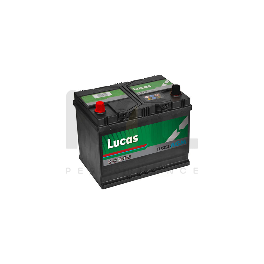 Lucas LF069 Fusion AGM Car Battery 12V 75Ah