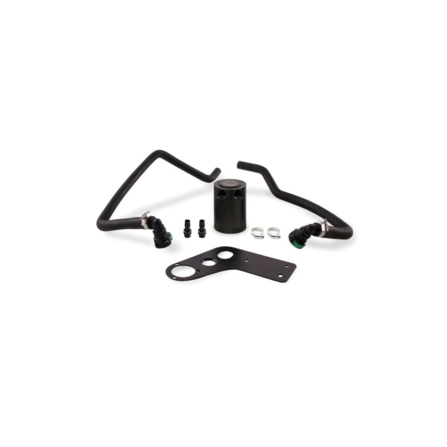Mishimoto MMBCC-MUS8-15PBE 2015+ Ford Mustang GT Baffled Oil Catch Can Kit - Black